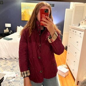 BURBERRY JACKET IN MAGENTA PINK - barely used